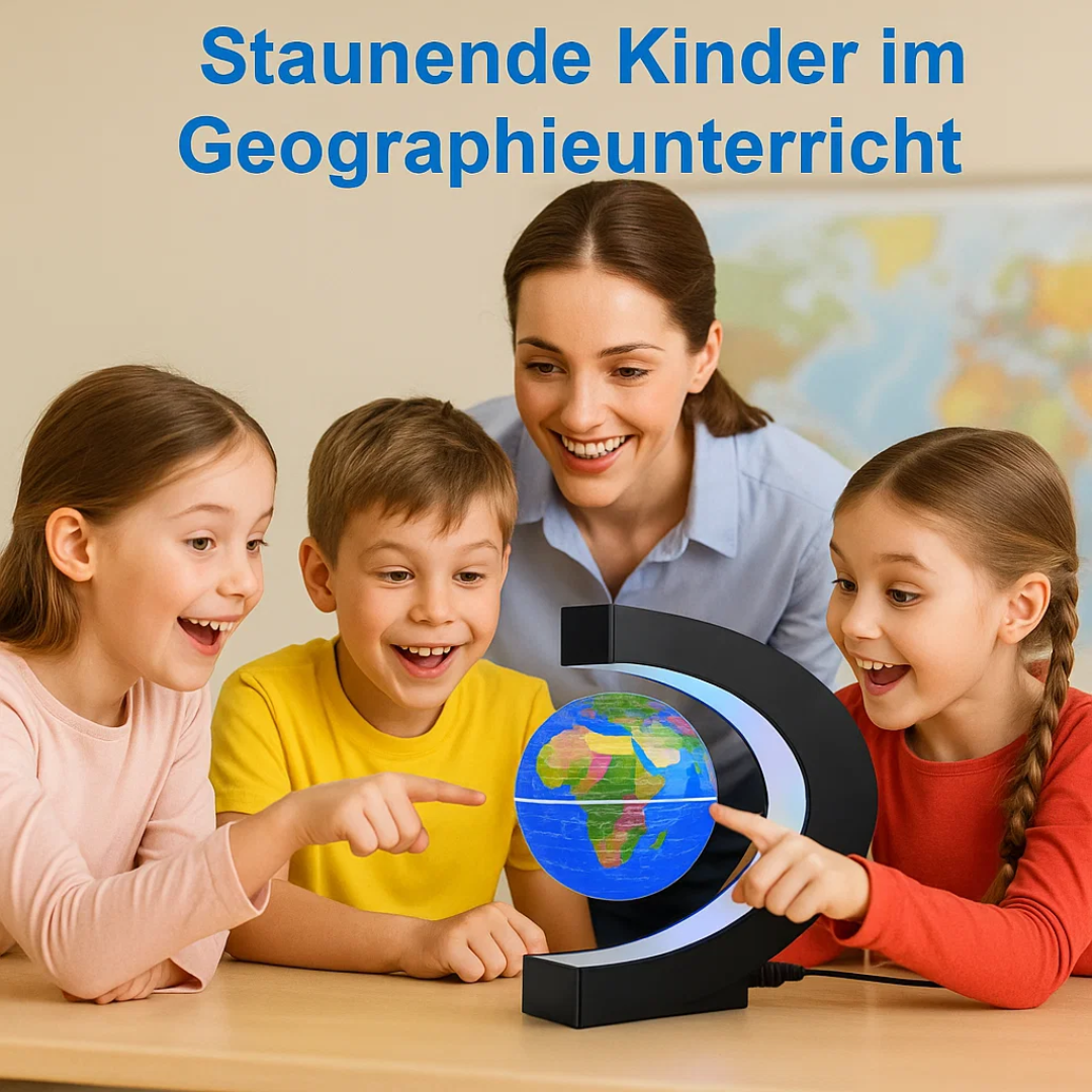 Skorter | AstroGlobe LED World Globe – Floating Globe Lamp with Magnetic Suspension
