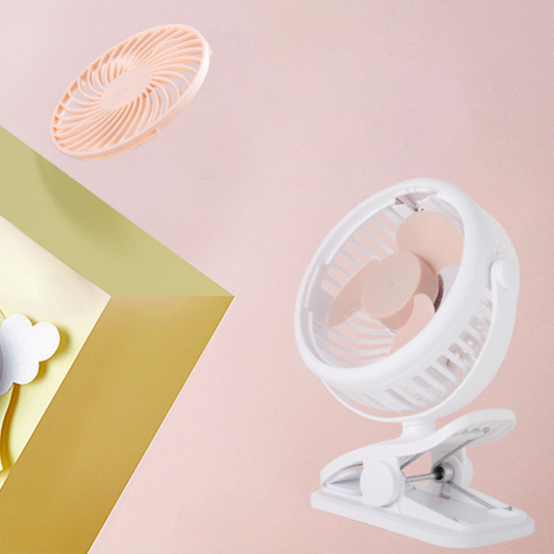 Skorter | Portable Clamp Fan with 360° Rotation – USB & Rechargeable Battery