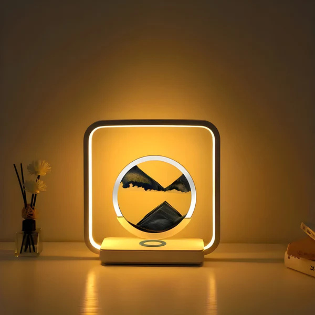 Skorter | SandAura | 3D LED Night Lamp with Flowing Sand Art