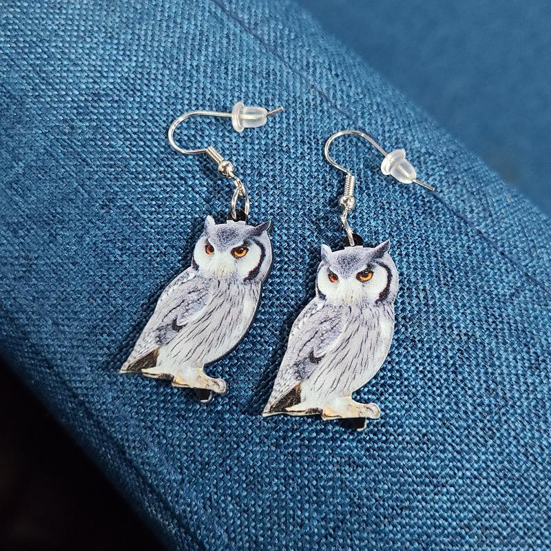 Skorter | Acrylic Drop Bird Earrings