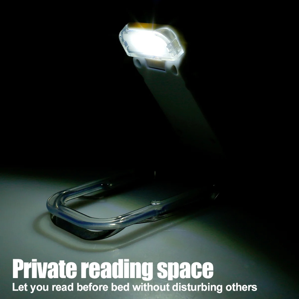 Skorter | Reading Lights - Adjustable LED Clip-on Rechargeable Skorter | Light, USB Powered for Reading in Bed, Best for Bookworms and Kids
