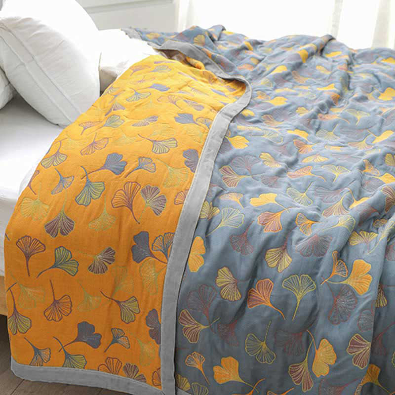 Skorter | LeafNest - Soft Cotton Bed Linen with Leaf Motif