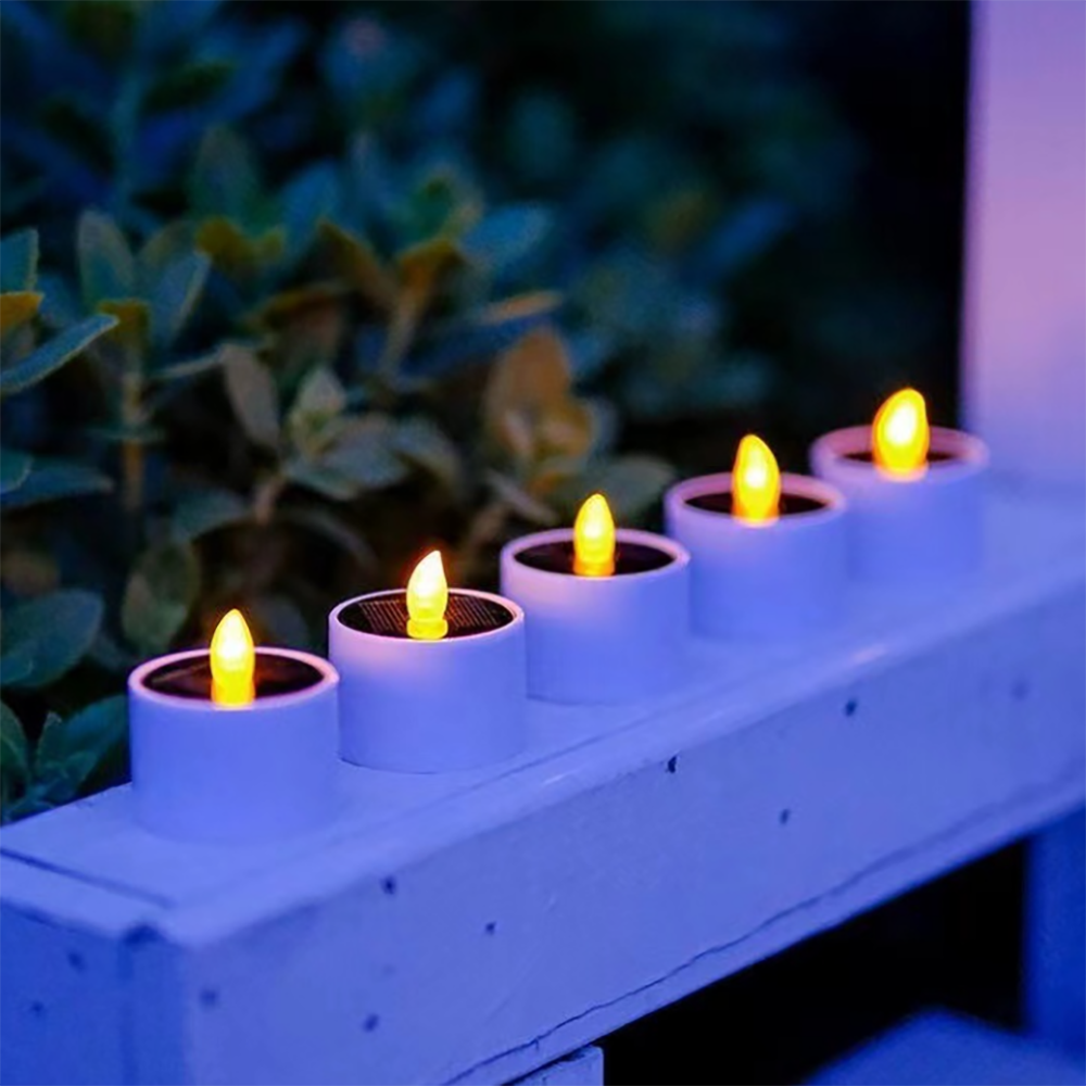 Skorter | 6 Pk - Solar-powered LED, candles