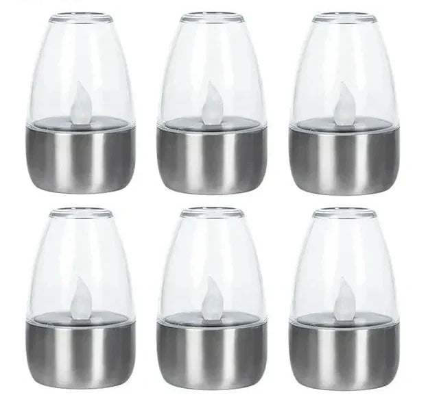 Skorter | SolarFlame - Waterproof LED Candleholders for Outdoor, Solar Energy & Flameless