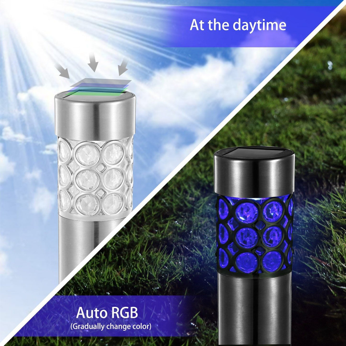 Skorter | 6-Pack: Solar Outdoor Solar Lights