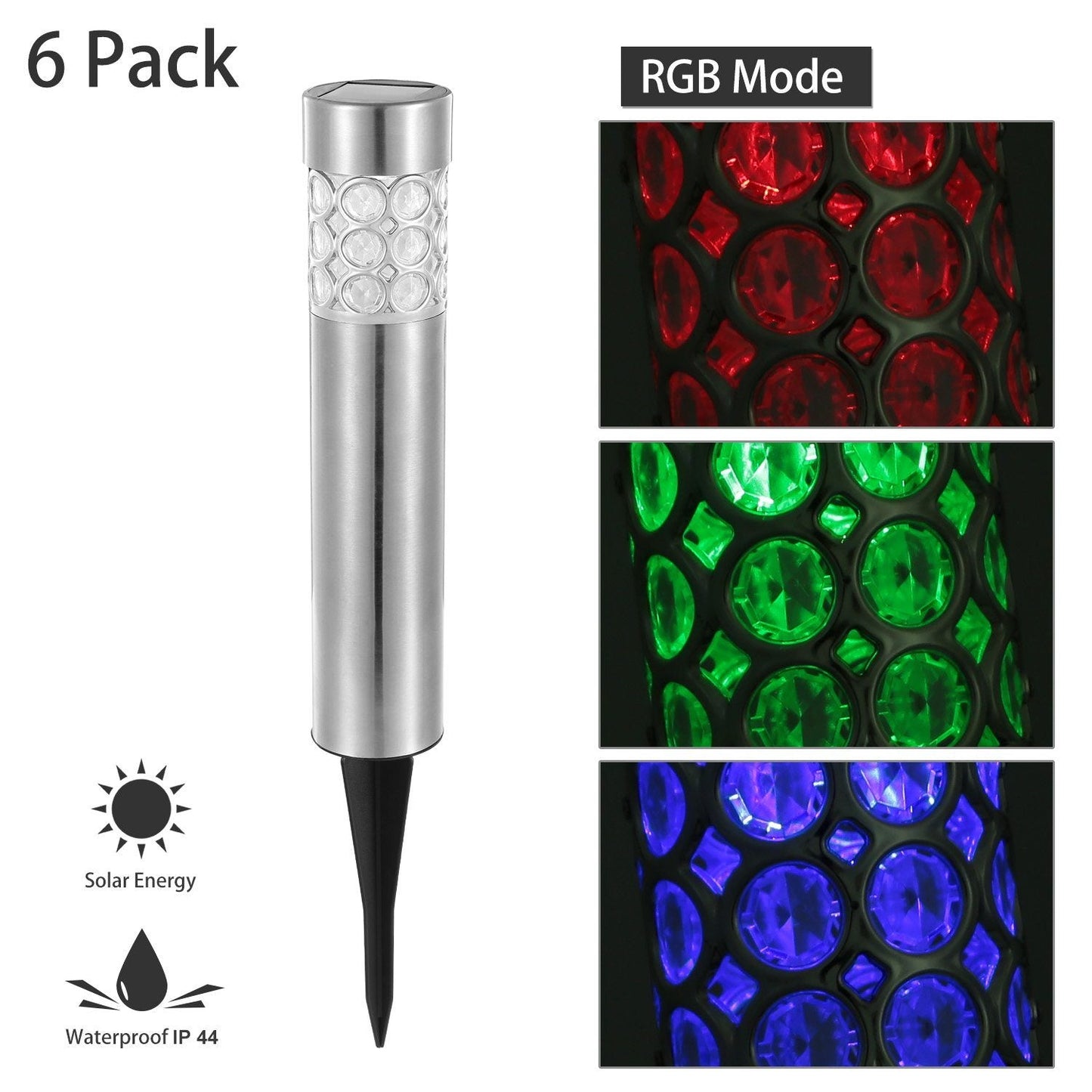 Skorter | 6-Pack: Solar Outdoor Solar Lights