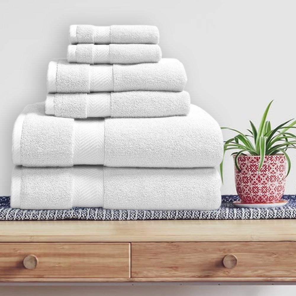 Skorter | 6-Piece: 100% Organic Cotton Towel Set