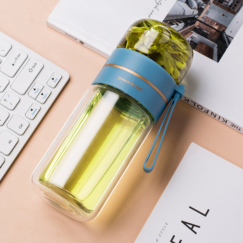 Skorter tea infuser in crystal clear glass