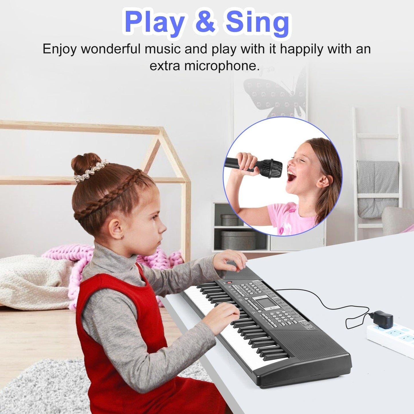 Skorter | 61 Keys Digital Music Keyboard Electronic Piano