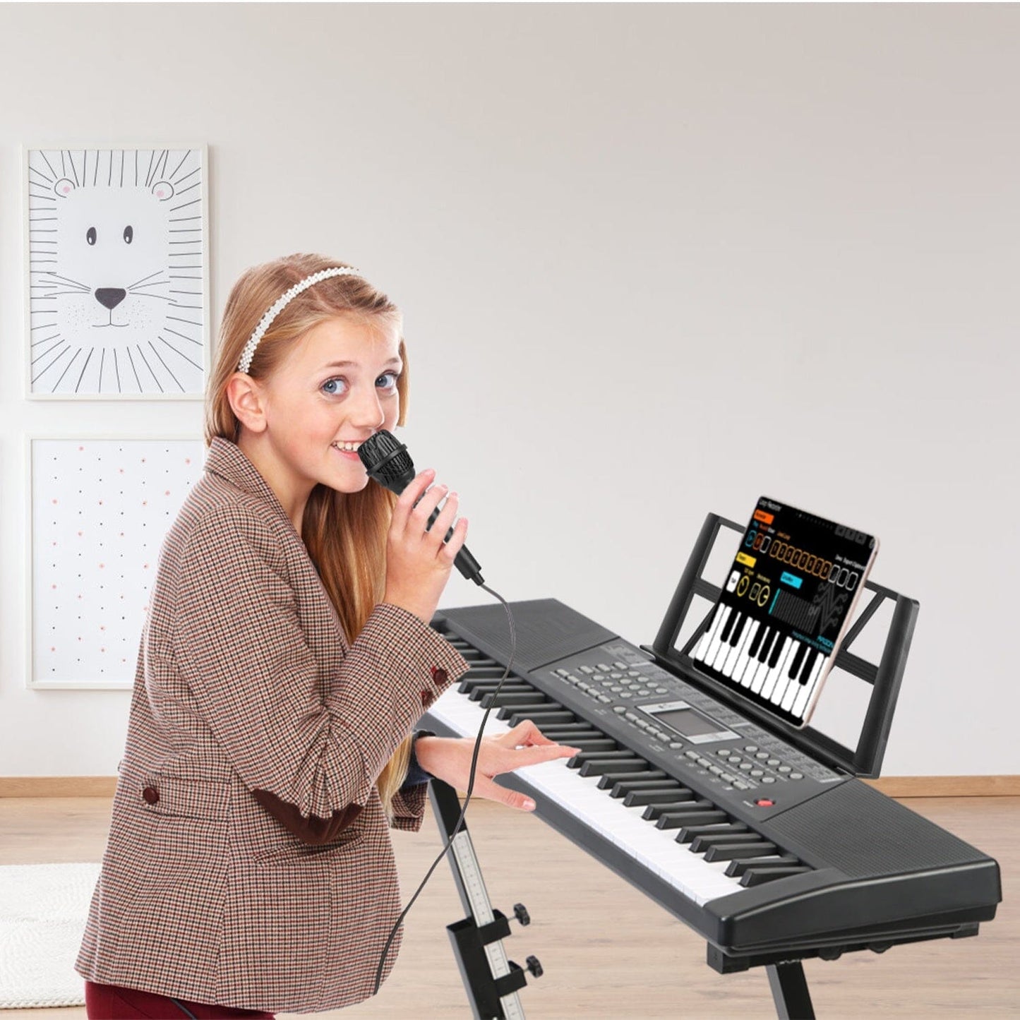 Skorter | 61 Keys Digital Music Keyboard Electronic Piano