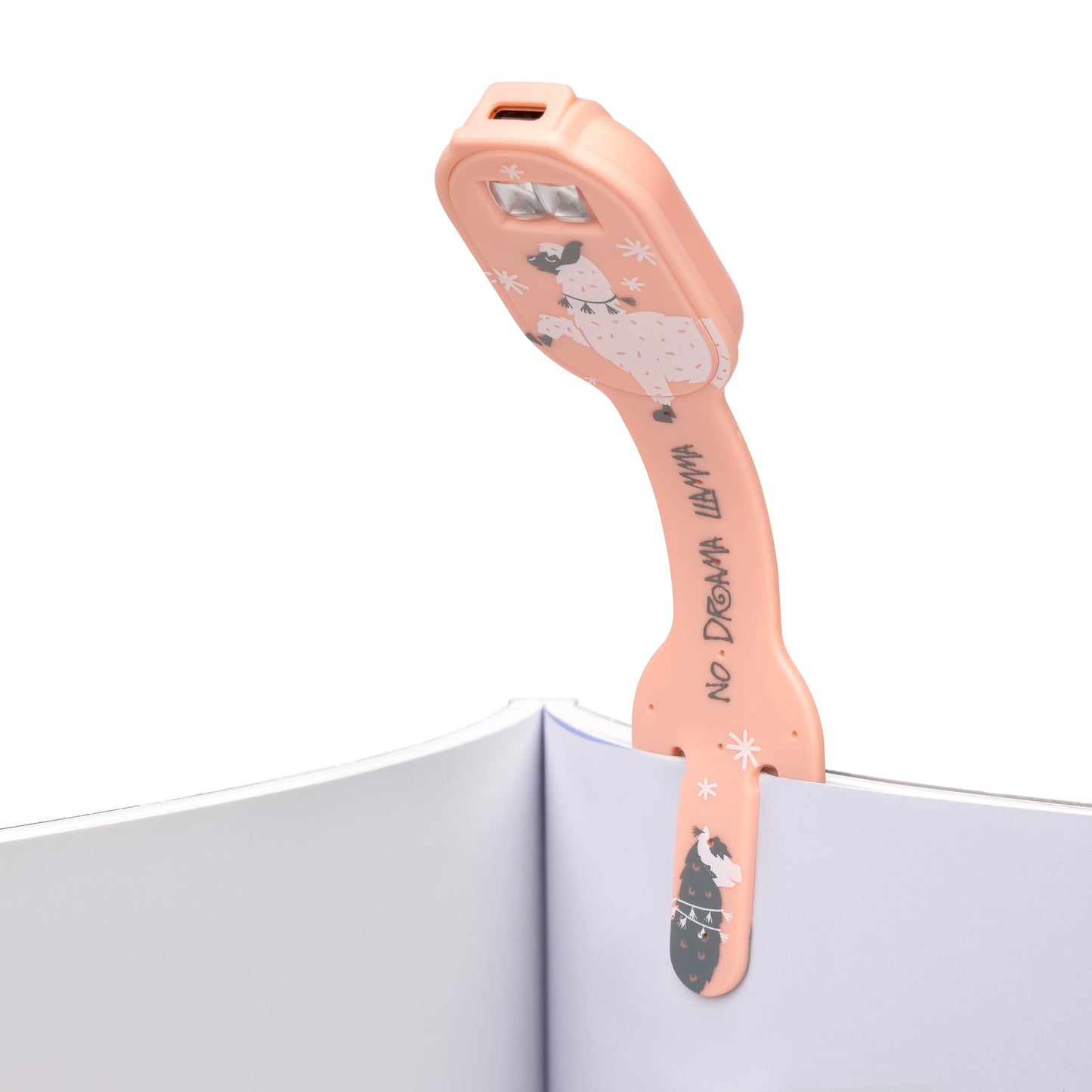 Skorter | Flexilight Led Bookmark Reading Light - Rechargeable Clip Light For Children & Adults, Lama