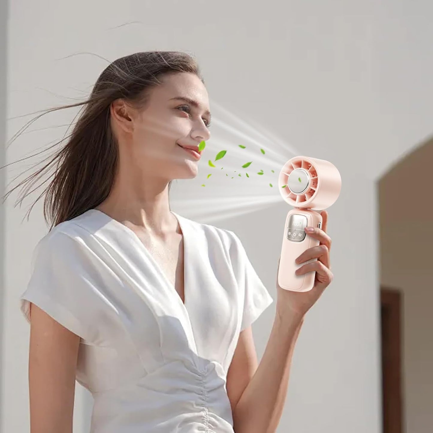 Skorter | Portable Foldable Handheld Fan with LED Display 100 Speeds