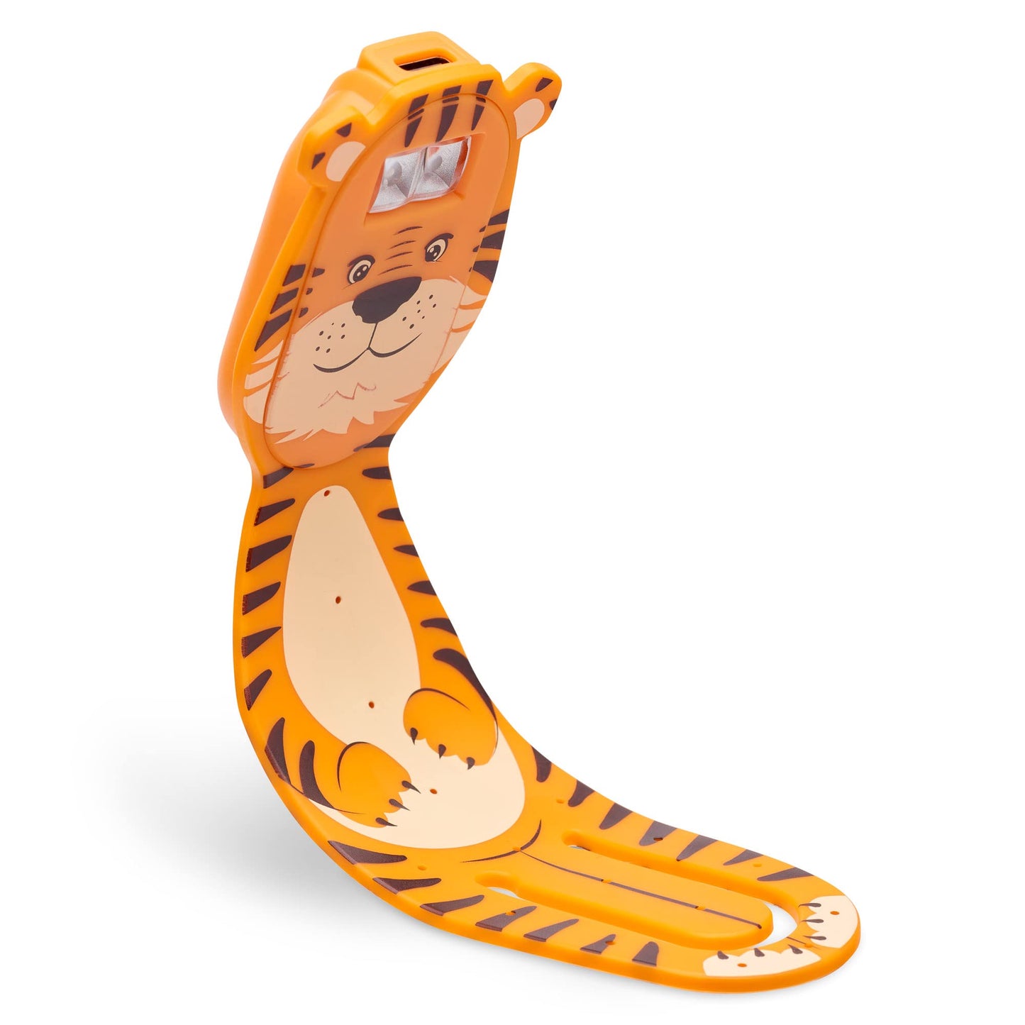 Skorter | Gifts for Readers and Writers Flexilight Pal Rechargeable Bookmark LED Reading Light - Tiger