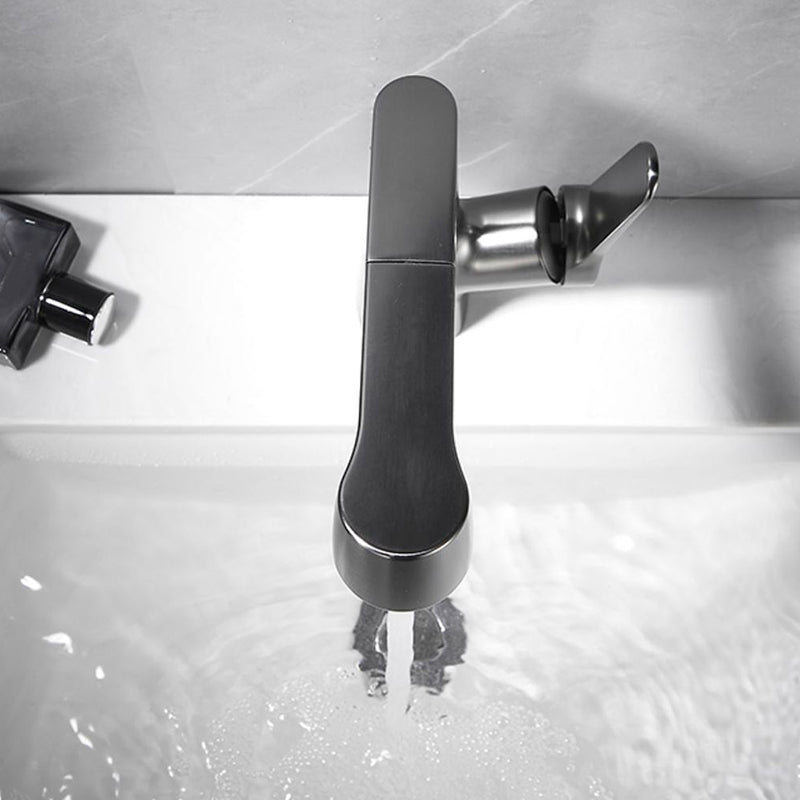 Skorter | 1-Handle Brush Nickel Widespread Faucet Single Hole Bathroom Vessel Faucet with Brass