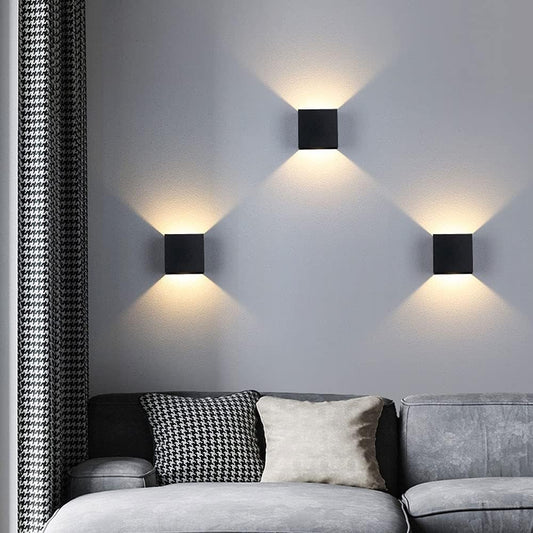 Skorter | Wireless Rechargeable Wall Lamp | Adjustable Up & Down Light, USB Powered for Home Decor & Cozy Ambiance