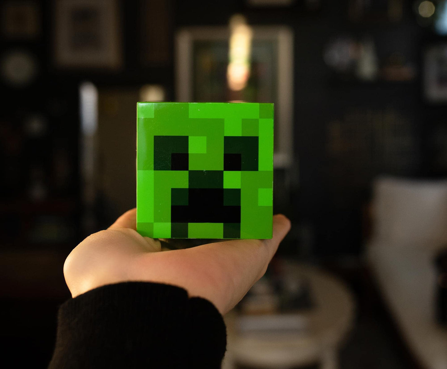 Skorter | Minecraft Green Creeper Night Light | Led Auto Dusk To Dawn Sensor | Children's Room Decor