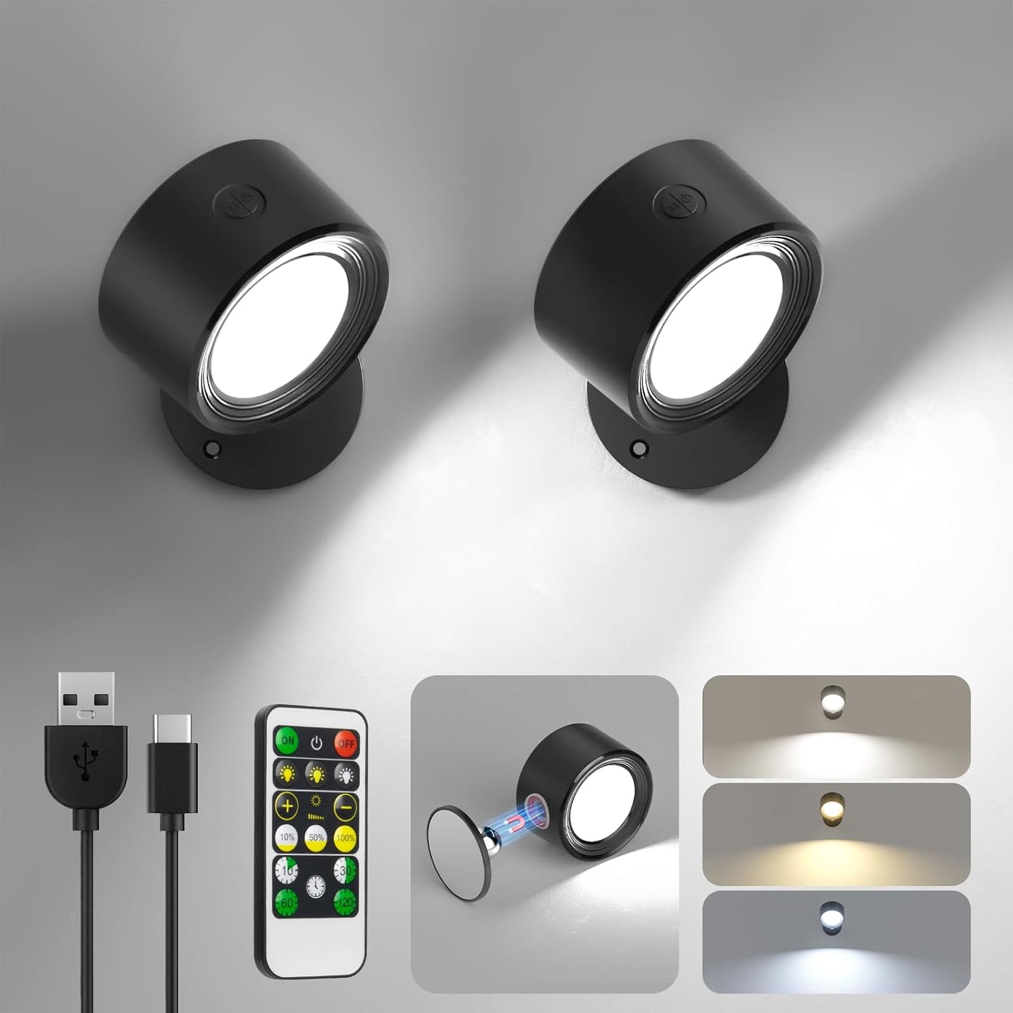 Skorter | Magnetic Wireless Wall Lamp