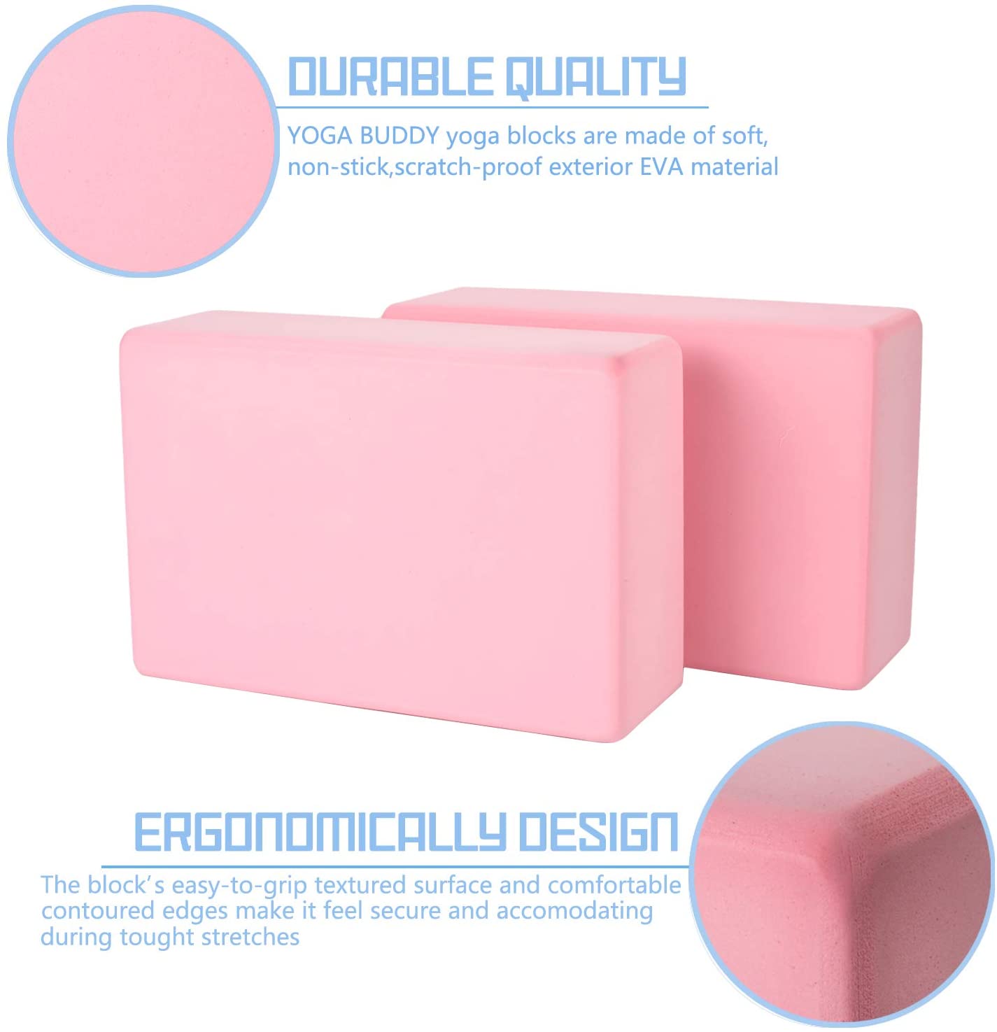 Skørter | DOTSOG 2pcs Yoga Block and Strap Set Brick Foam Yoga Brick Support Deeper for Yoga Pilates Yoga Accessories