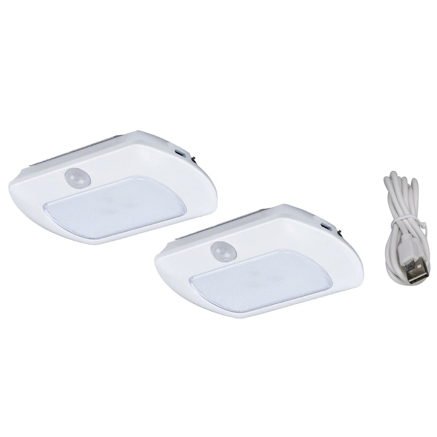 Skorter | Good Earth Lighting Led Puck Light 2-Pack - Motion Sensor, Rechargeable, 4000K, 50 Lumen