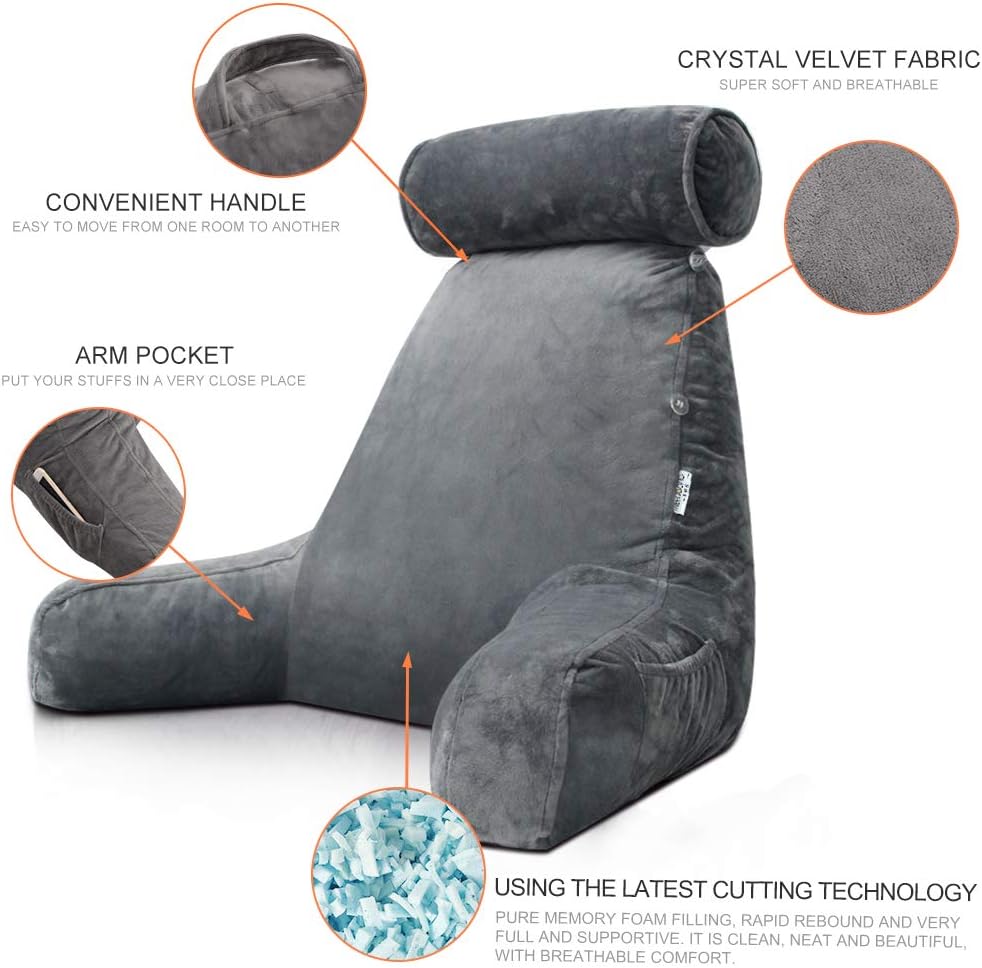 Skorter | Reading pillow with armrests