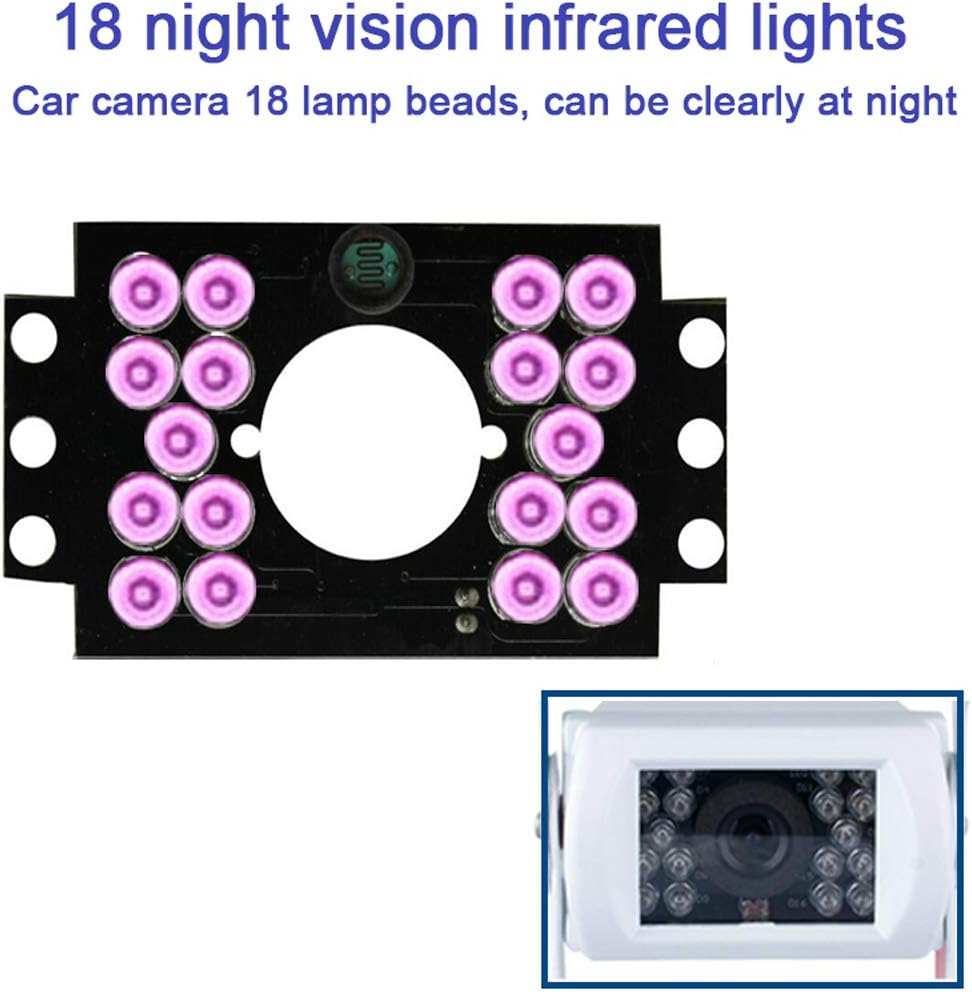 Skorter | Truck Backup Camera 12V/24V with 18 LED IR Night Vision IP68