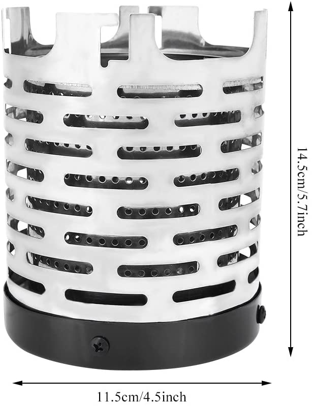Skørter | Dilwe Camping Burners Camping Mini Heater Portable Stainless Steel Tent Heating Cover with Handle and Storage Bag Camping Heating Equipment