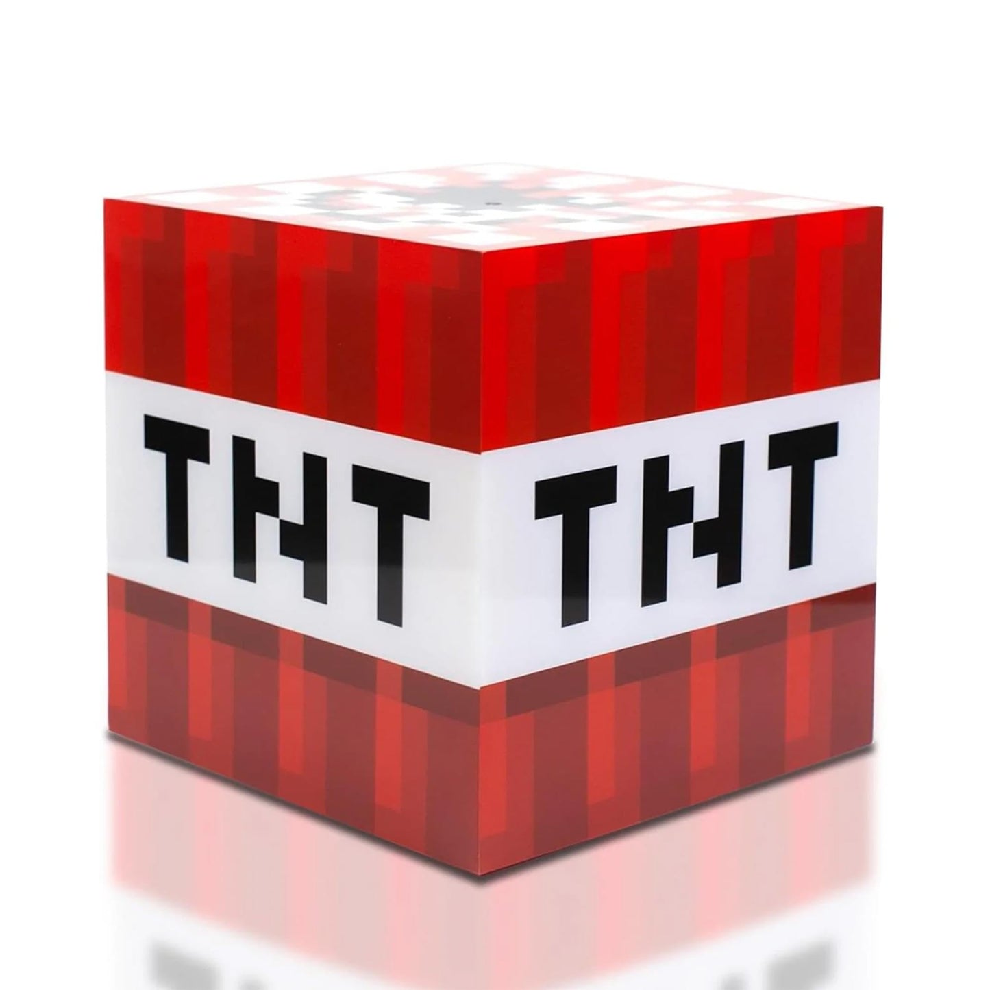 Skorter | Minecraft Tnt Block 6" Usb Led Night Light - Fun & Safe Mood Light For Children & Adults