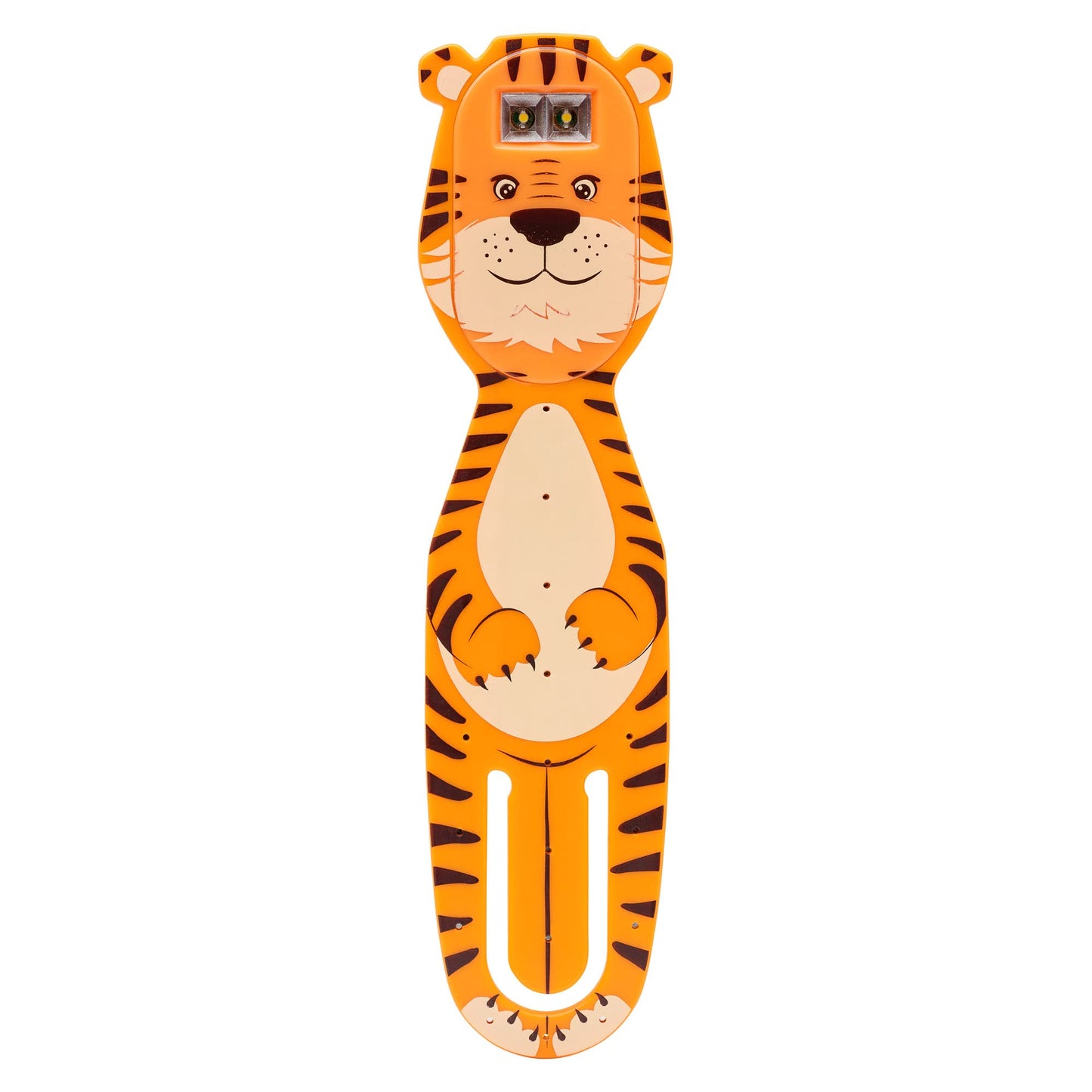 Skorter | Gifts for Readers and Writers Flexilight Pal Rechargeable Bookmark LED Reading Light - Tiger