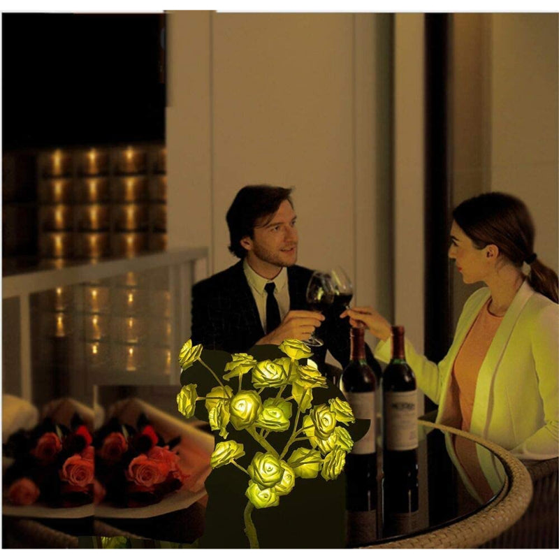 Skorter | Rosewood Night Lamp with Remote Control - 16 Colors Adjustable