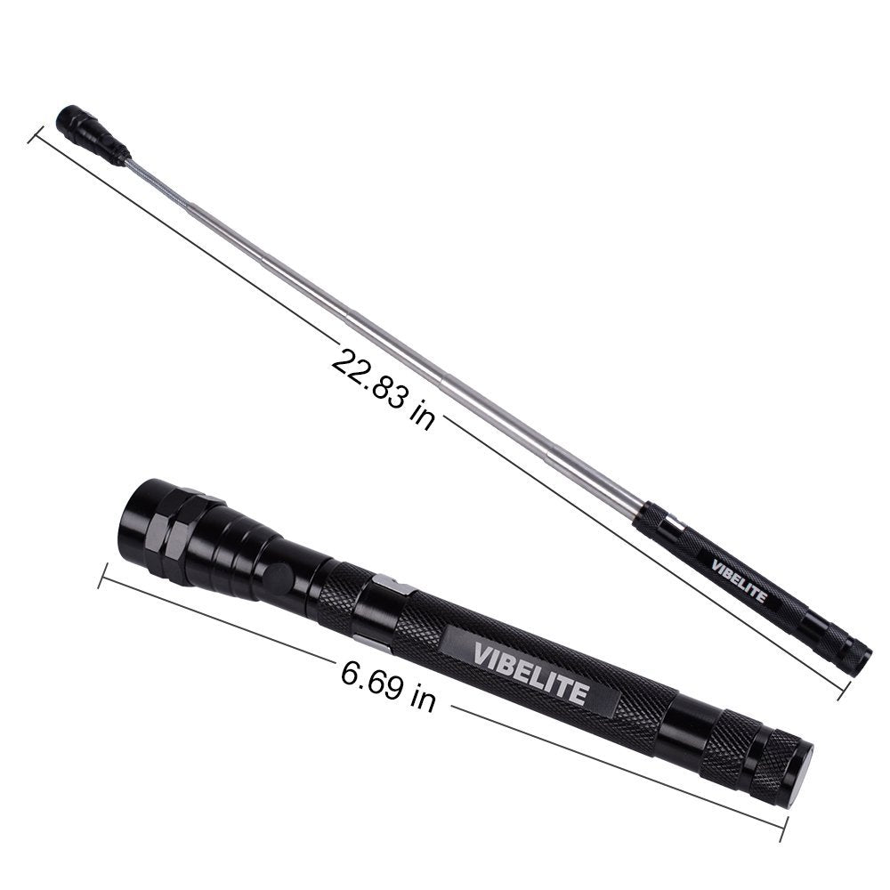 Skorter | Magnetic Flexible LED Flashlight Telescoping Pickup Tool