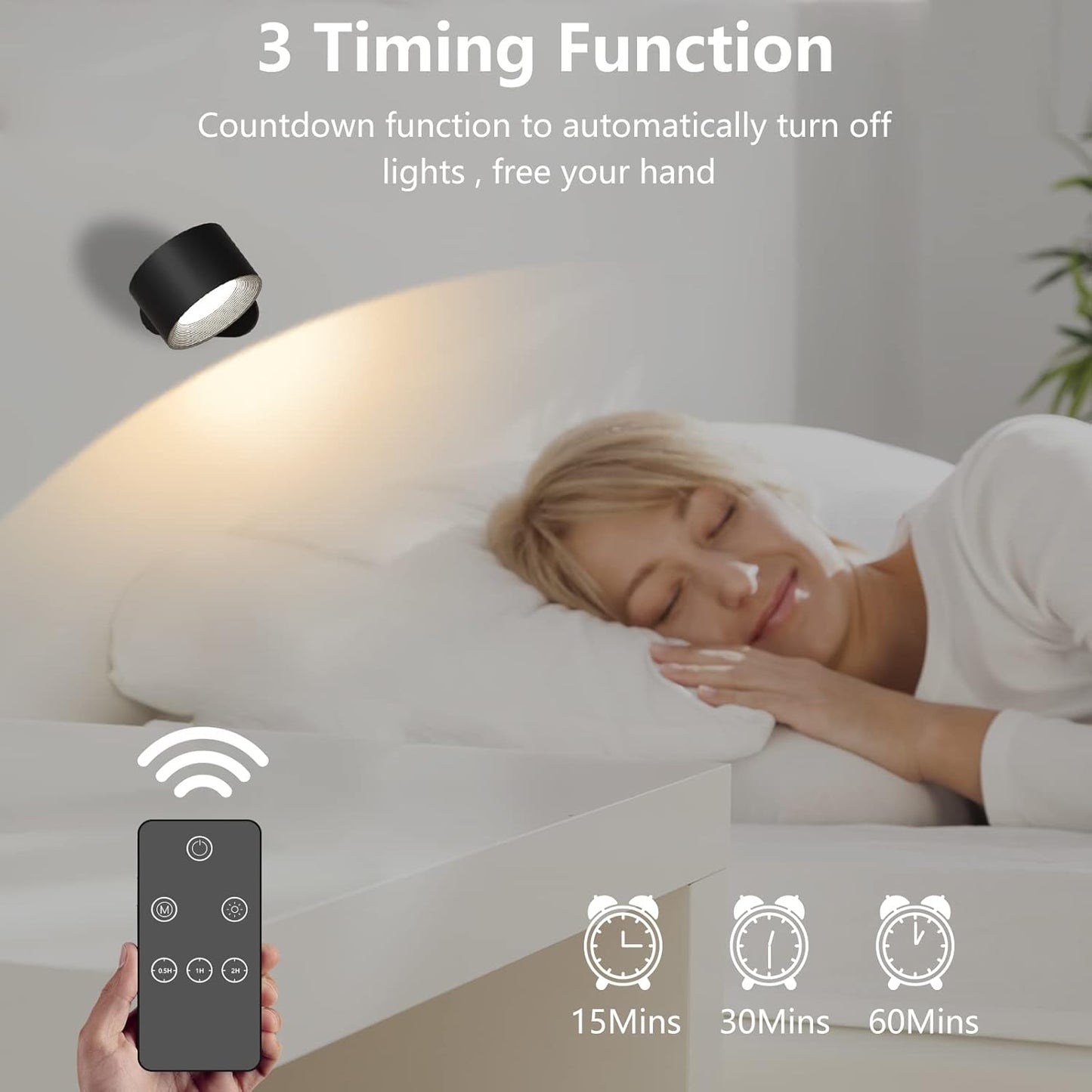 Skorter | FlexiLamp – Wireless Rechargeable 360° LED Wall Light for Indoors & Outdoors