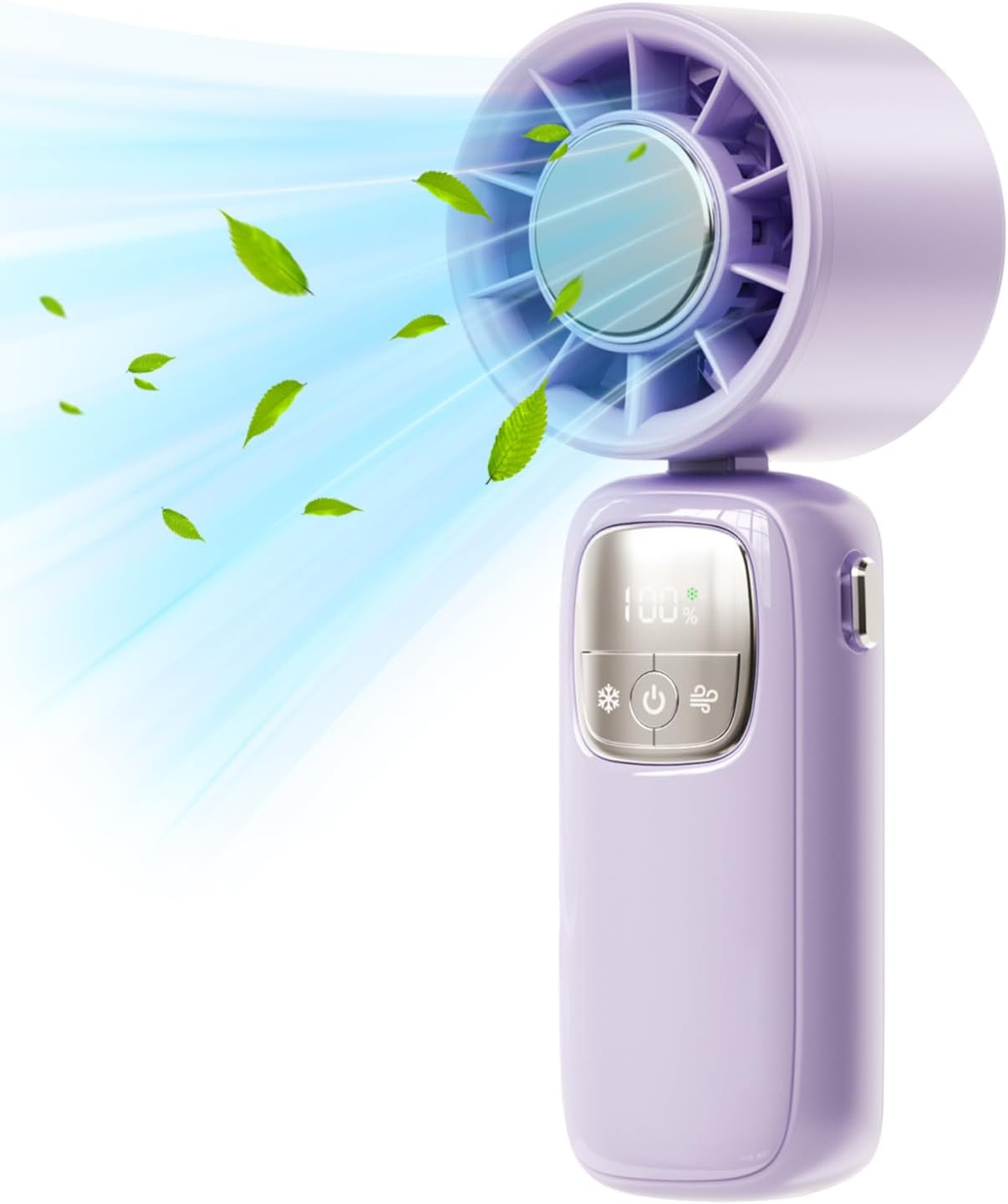 Skorter | Portable Foldable Handheld Fan with LED Display 100 Speeds