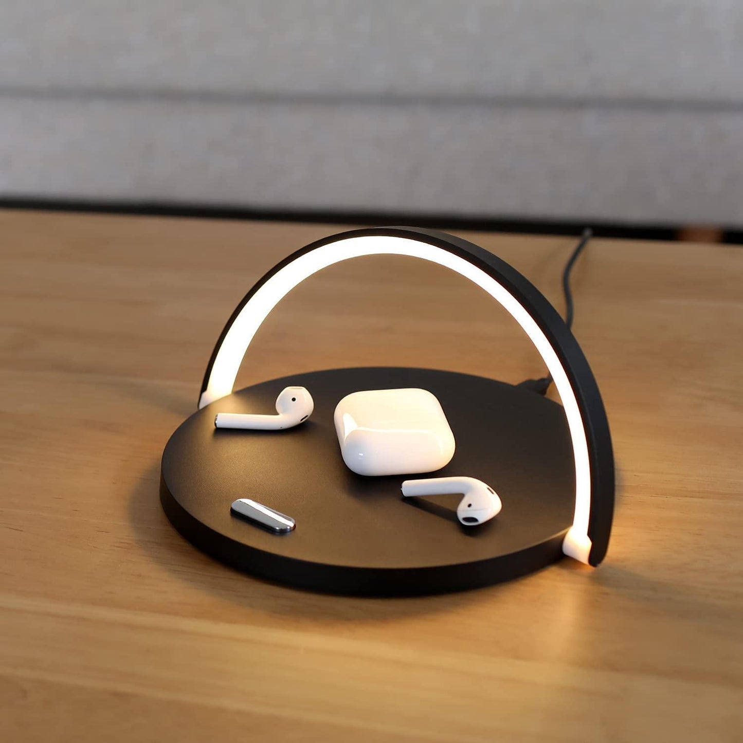 Skorter | PowerHub – 3-in-1 Wireless Charger, Phone Stand & LED Desk Lamp
