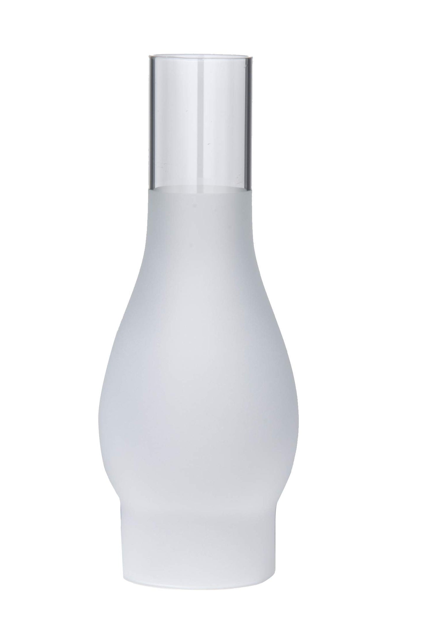 Skorter | B&P Lamp® 3X10 Inches Frosted Glass Lamp Chimney For Vintage & Antique Style Lamps