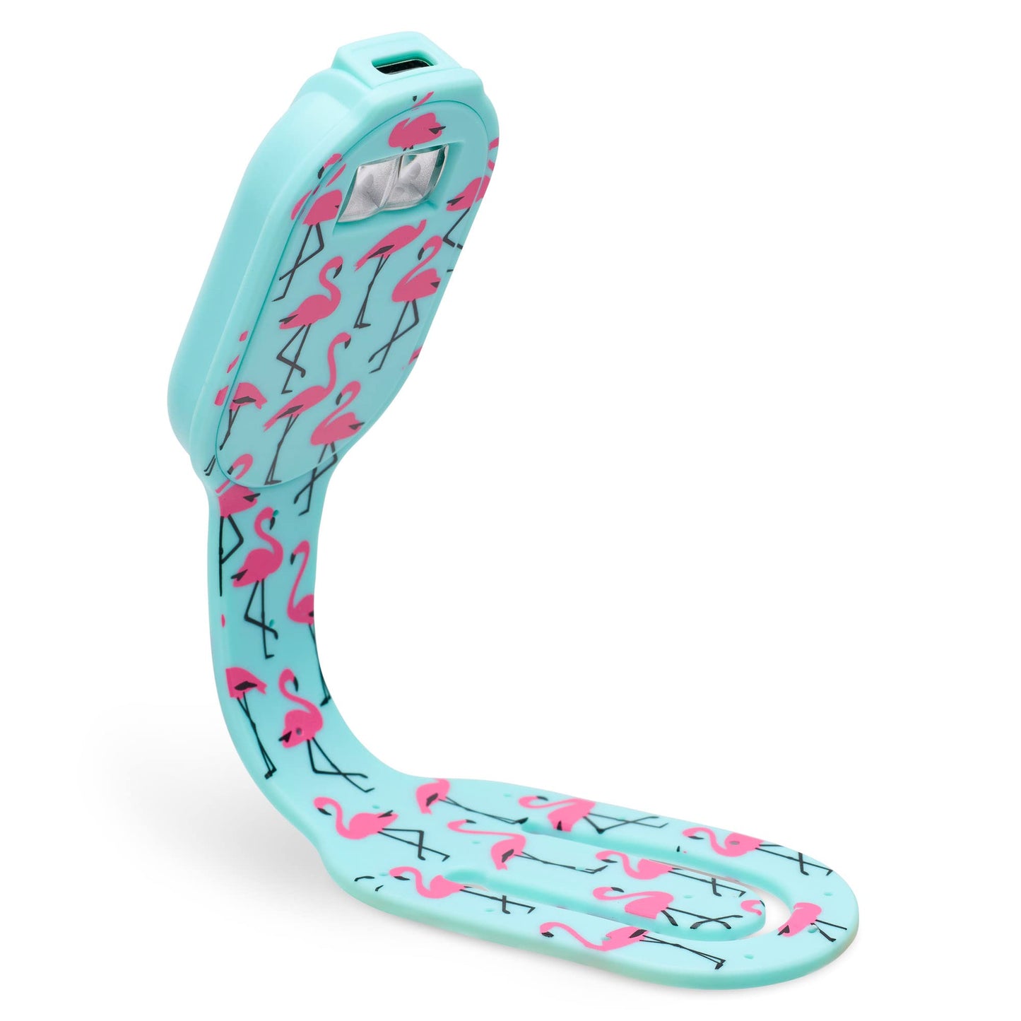 Skorter | Gifts For Readers & Writers Rechargeable 2-in-1 LED Book Light & Bookmark - Flamingo Color