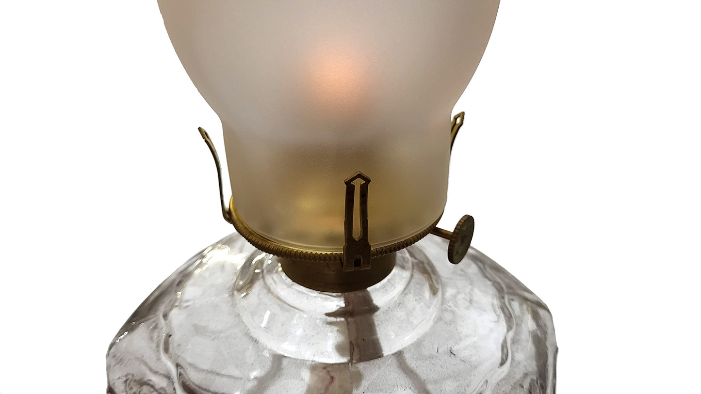 Skorter | B&P Lamp® 3X10 Inches Frosted Glass Lamp Chimney For Vintage & Antique Style Lamps
