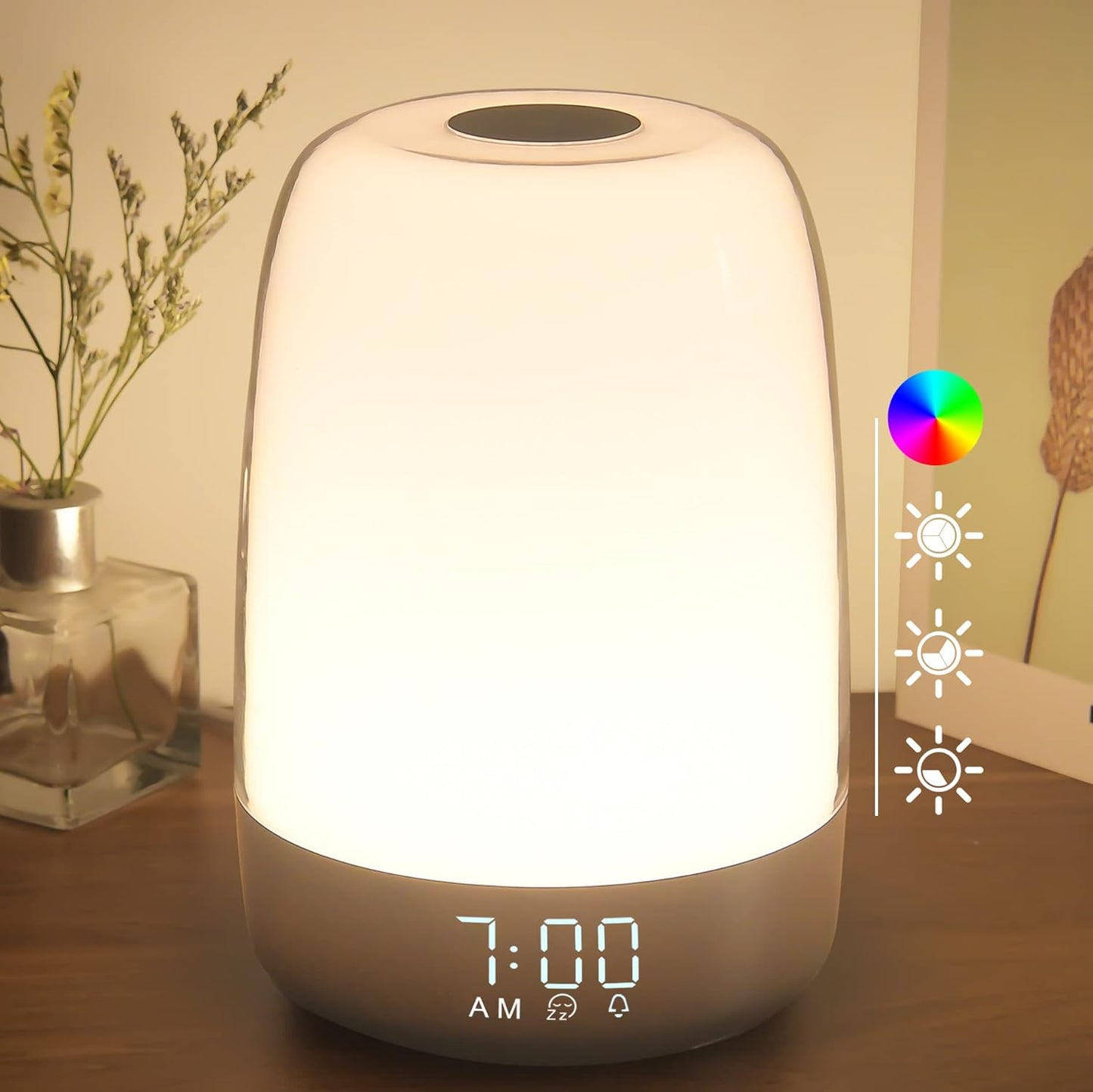 Skorter | Aurora Wake-Up Light with Natural Sounds – Gentle Sunrise Alarm Clock for a Refreshing Start