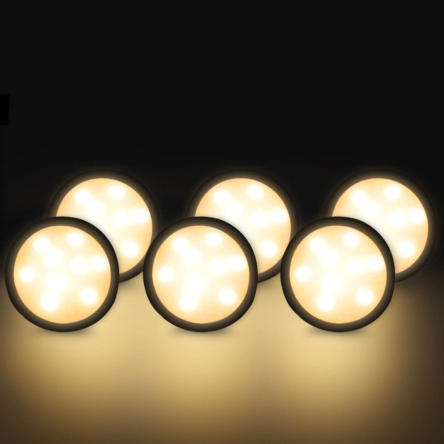 Skorter | Ygs-Tech Led Under Cabinet Lighting Set, 1020 Lumen, 3000K Warm White, 6-Pack