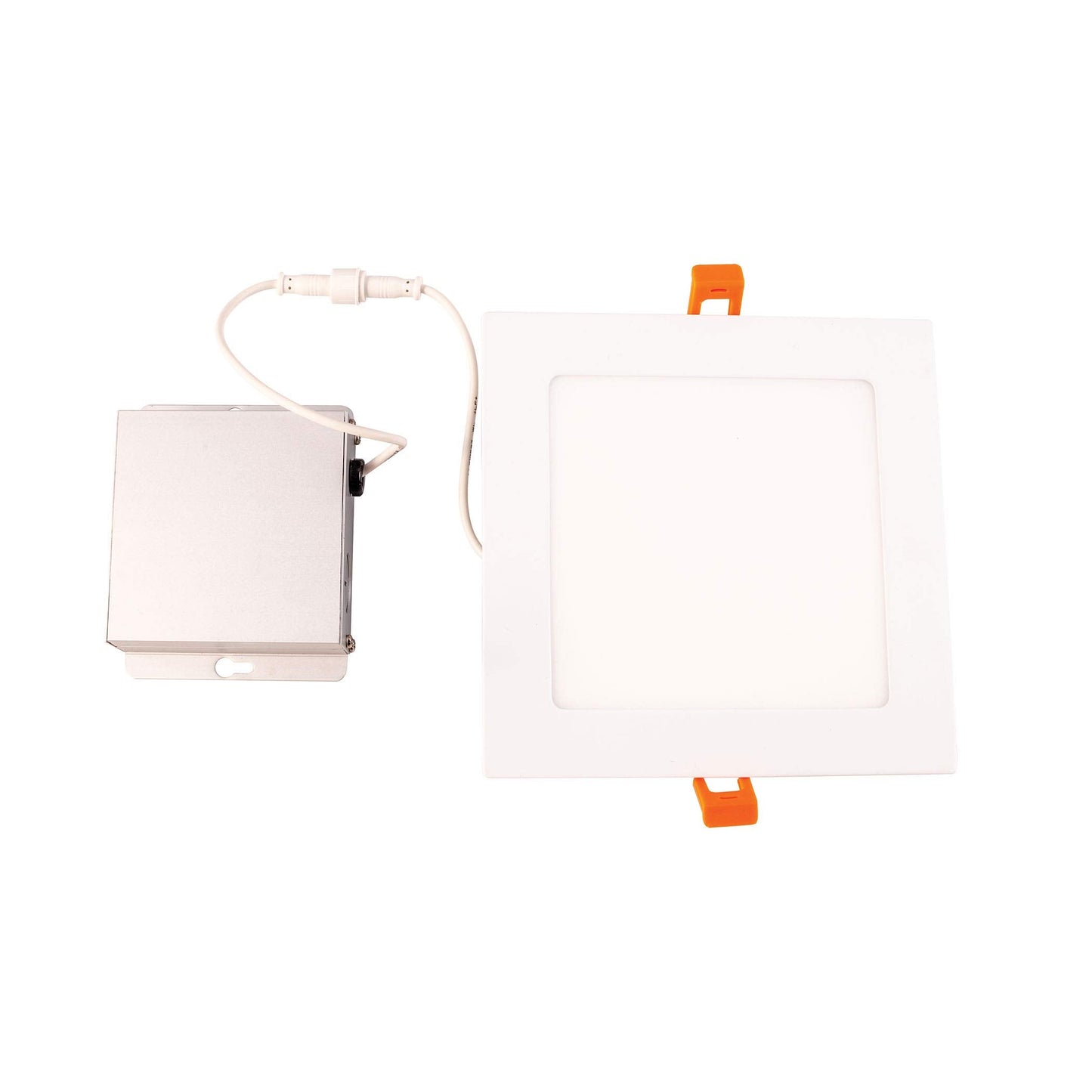Skorter | Elk Lighting 6" White Integrated Led Recessed Light - Modern Square Fixture