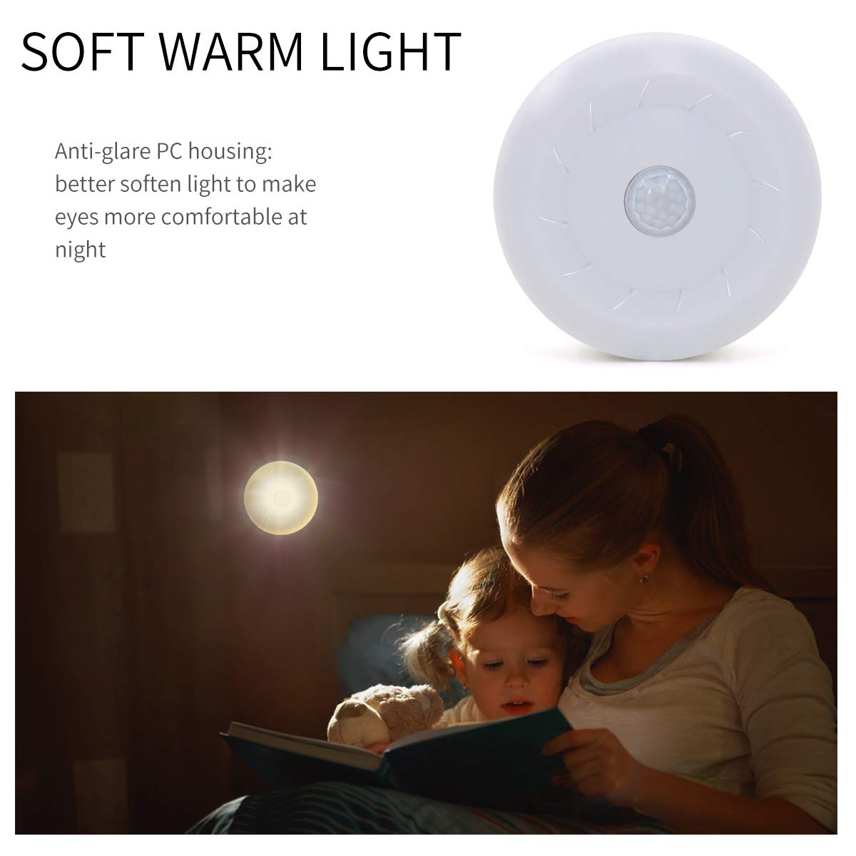 Skorter | My beauty light warm white motion sensor LED puck light - rechargeable, wireless, 2-pack