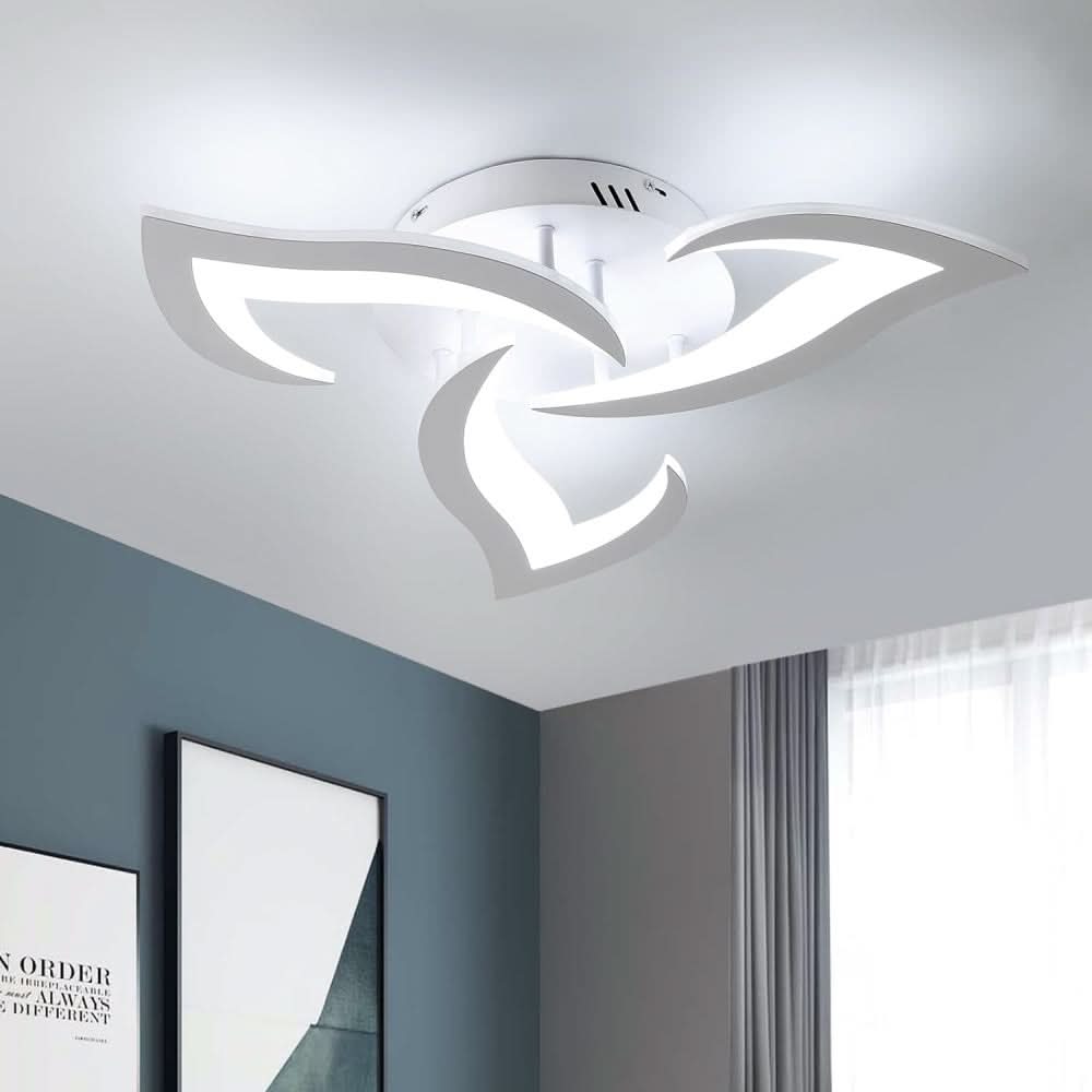 Skorter | Modern Flower-Shaped LED Ceiling Light for Home Décor