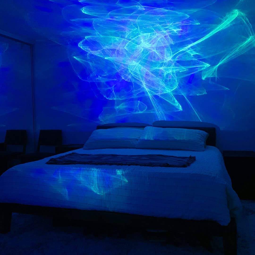 Skorter | Blisslights Ark Lite Led Aurora Projector - Galaxy Lighting Mood Lamp (Green/Grey)