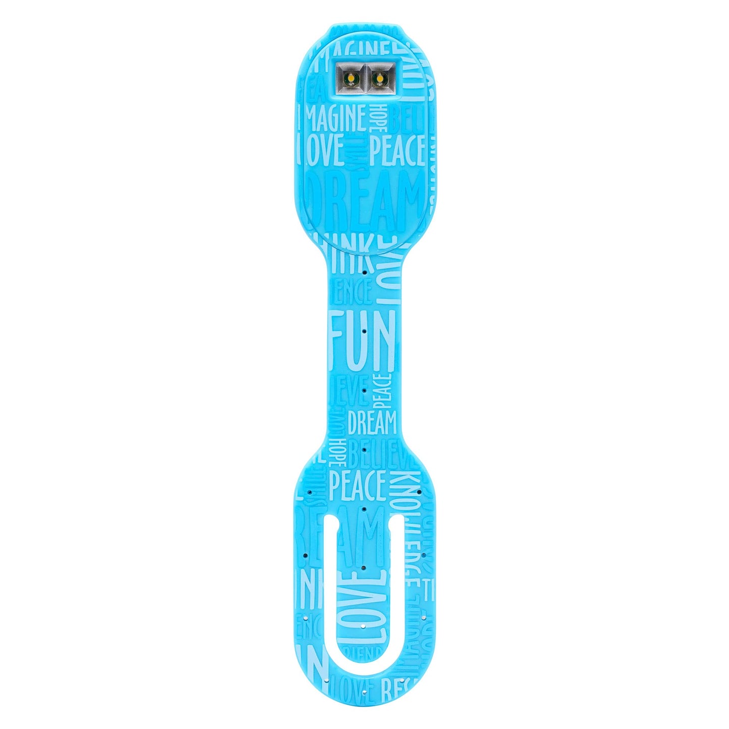 Skorter | Gifts for readers and writers Usb rechargeable 2-in-1 Led reading light & bookmark - Blue