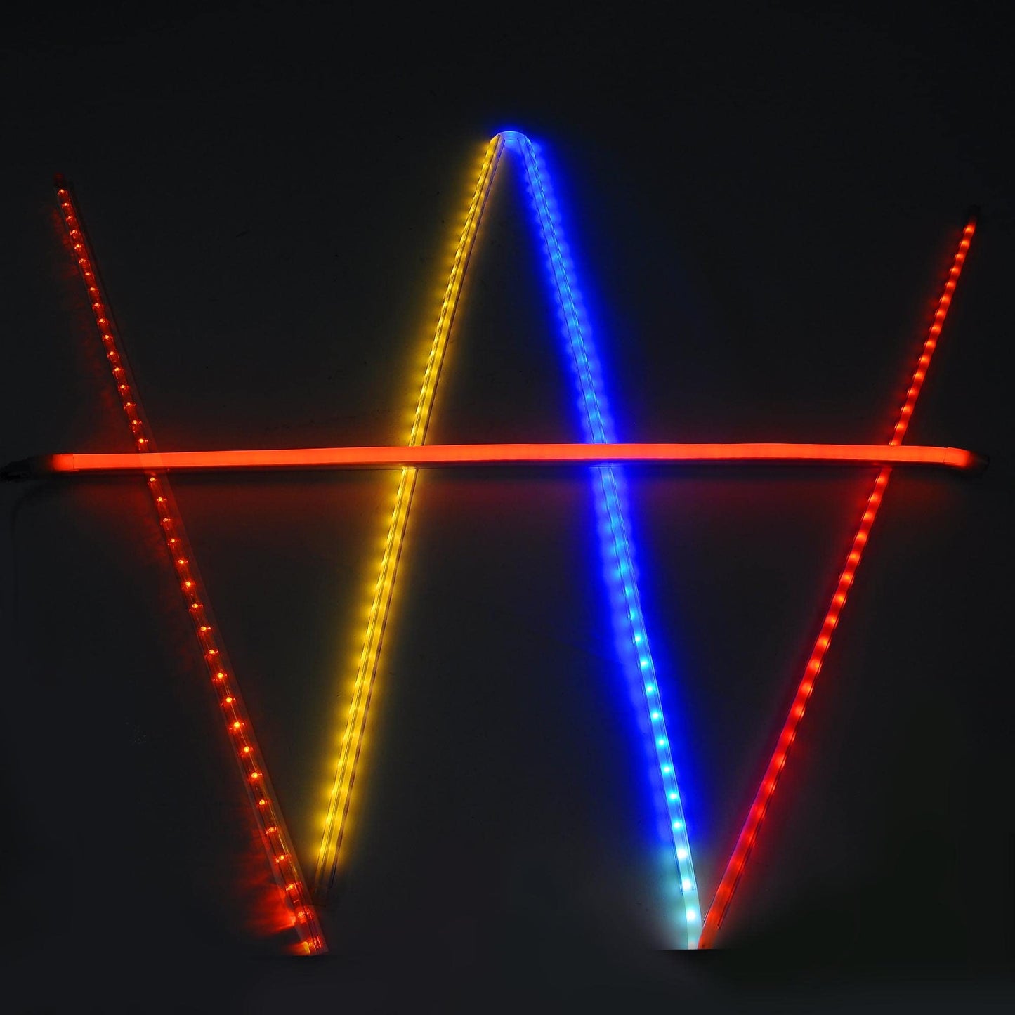 Skorter | Delight Clear Pvc Channel Mounting Holder for 9/16" Led Neon Flex Strips - 10 Pack, 39" Length