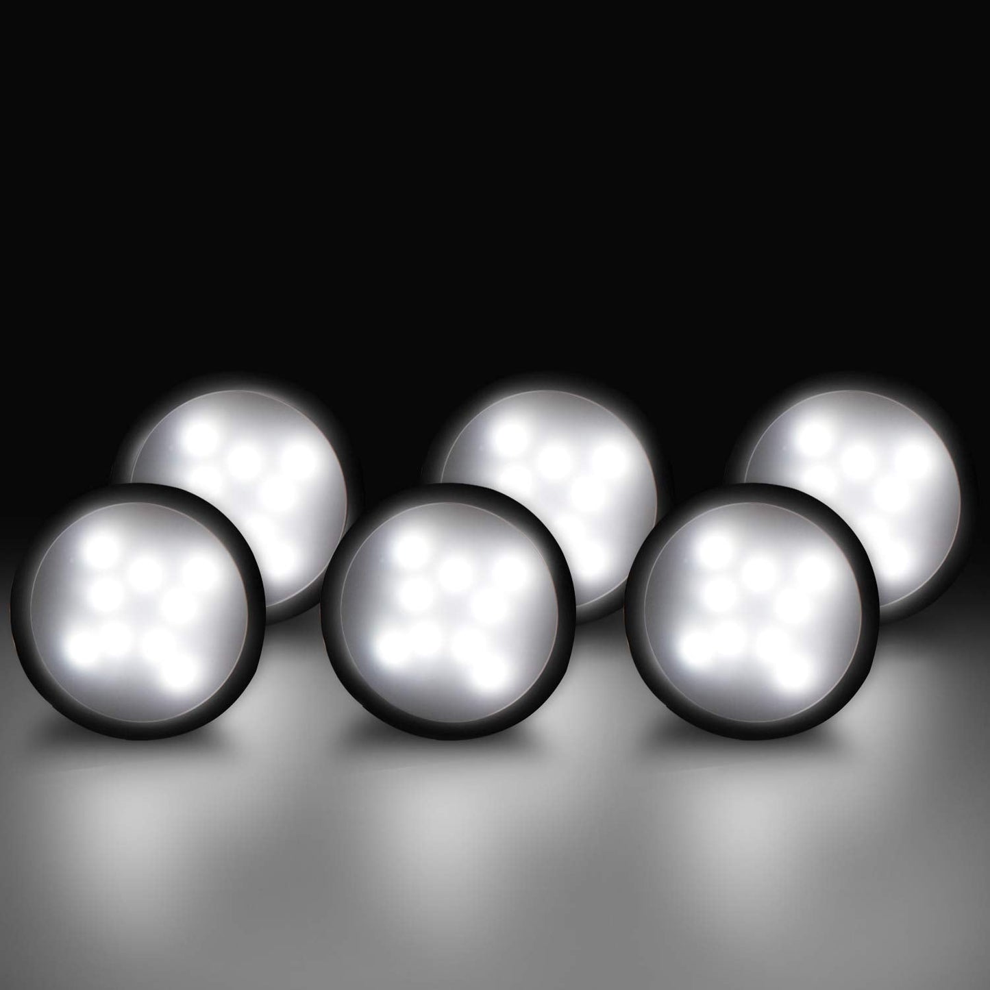 Skorter | Ygs-Tech Led Under Cabinet Lighting Kit, 1020 Lumen, 5000K, Touch Dimming, 6-Pack
