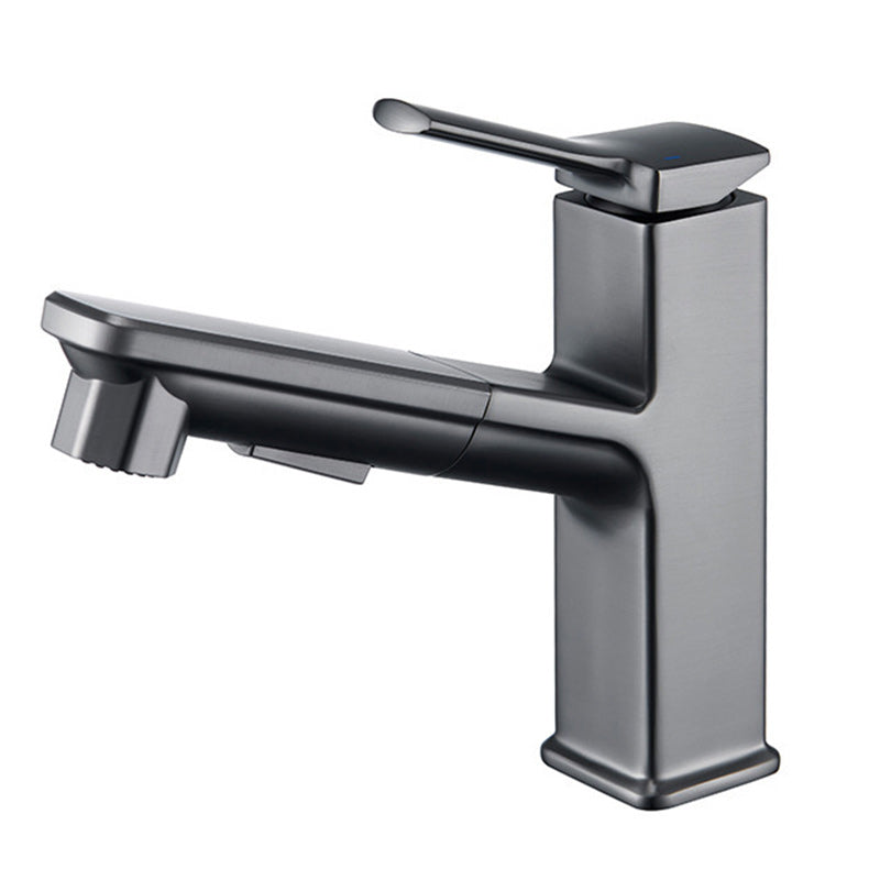 Skorter | Contemporary Basin Mixer Lever Handles Low Arc Copper Basin Mixer