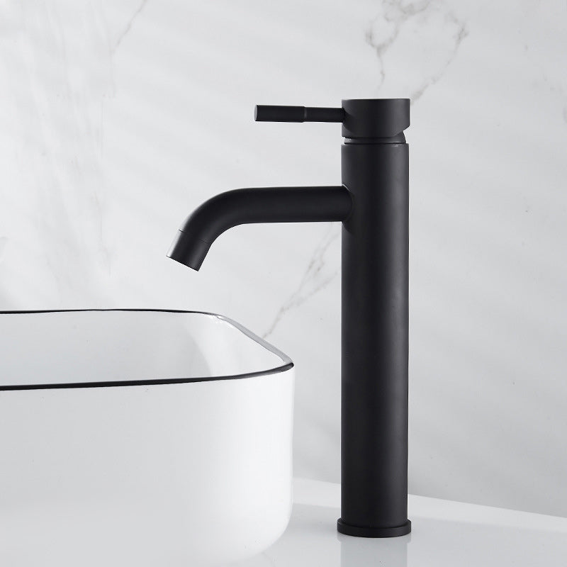 Skorter | Contemporary Vessel Faucet Single Handle Low Arc Copper Vessel Faucet