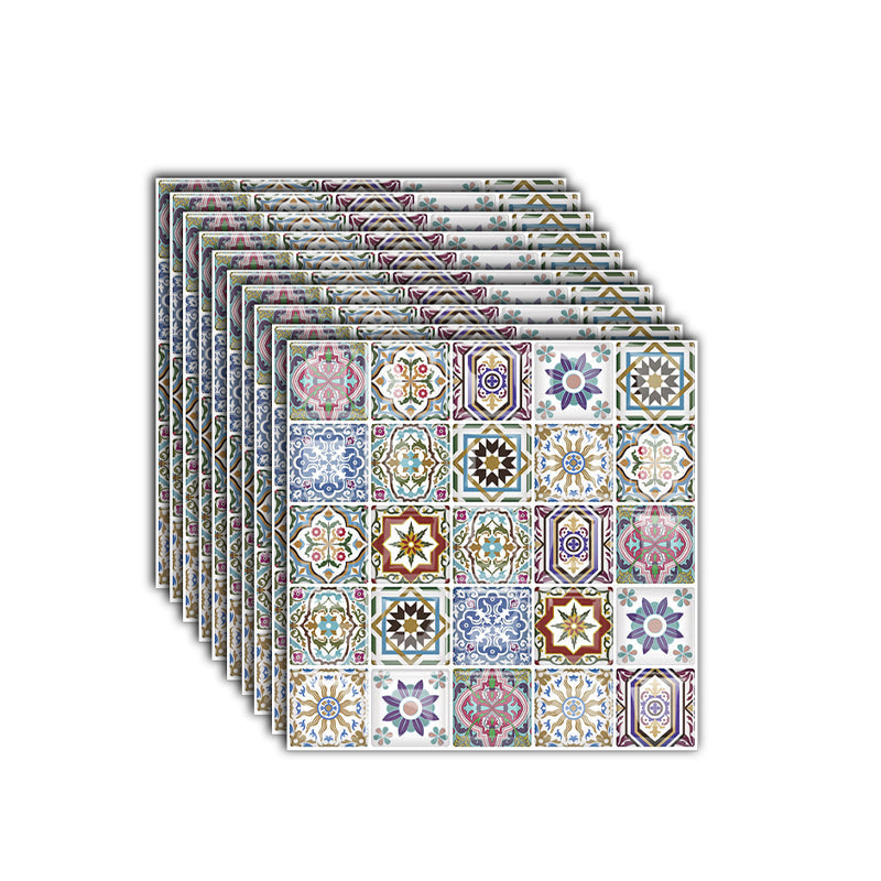 Skorter | 12"x 12" Resin Mosaic Tiles Square Self-Adhesive Tiles for Backsplash & Wall Tile