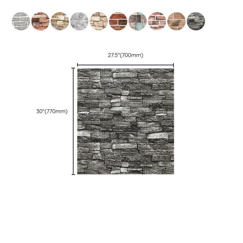 Skorter | Artificial Brick Wall Panel In Industrial Style Simple Living Living Room Wall Panel (1-Pack)