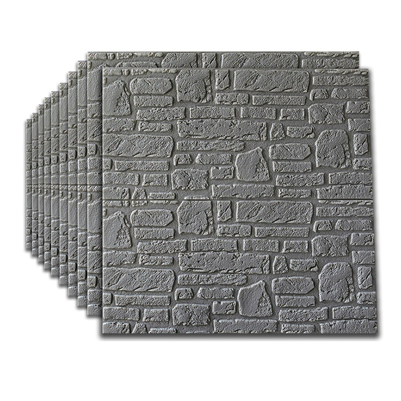 Skorter | 3D Artificial Stone Wall Panel Modern Style Living Room Wall Panel (10-Pack)